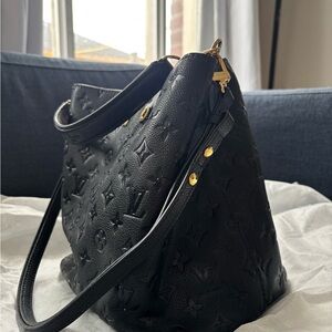 Black Leather Handbag